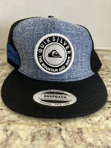 Quiksilver Snapback Sombrero Surf Patineta Verano Playa Gorra - Imagen 1 de 3