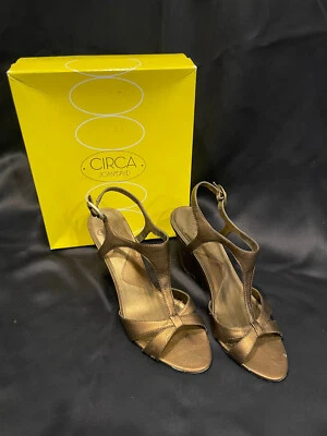 Sandalias Circa Joan David para mujer talla 8M bronce CJ JANX correa al tobillo con caja Foto 1 de 4