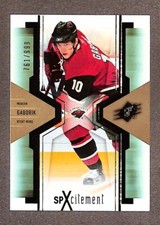 2006-07 SPx SPxcitement #X50 Marian Gaborik /999