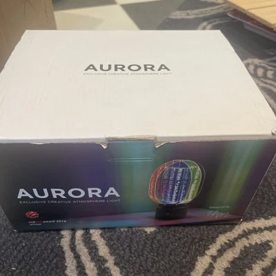 Lámpara de mesa Aurora rotación 360° iluminación RGB lámparas de noche -  Foto 1 de 4