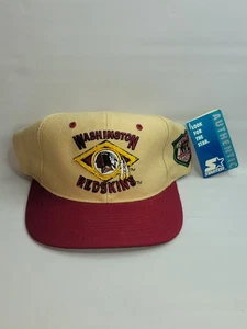 Vintage Starter Washington Redskins Hat Cap Snapback Adjustable The Natural Wool - Picture 1 of 2
