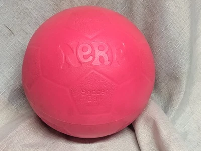 Винтажный 1998 NERF футбольный мяч красный оригинальный Parker Brothers официальный редкий цвет пены - Изображение 1 из 4