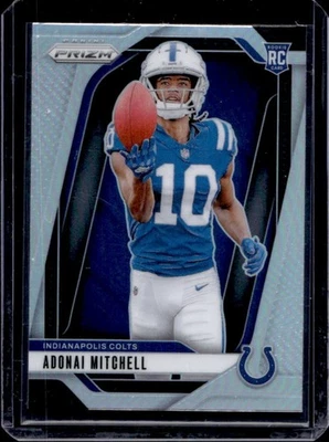 2024 Prizm Adonai Mitchell Rookie Variations Silver RC VAR #2 Colts - Image 1 of 2