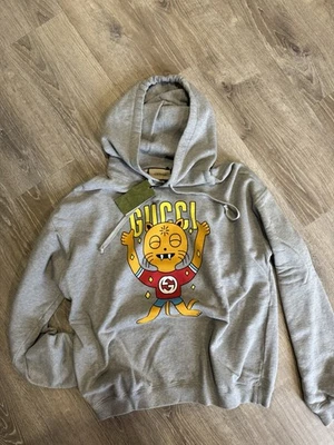 Auténtica sudadera con capucha gris Gucci Pablo Delcielo XXL Foto 1 de 3