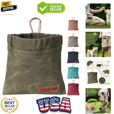 Bolsa portátil para golosinas para perros - Bolsa de entrenamiento impermeable para aventuras de mascotas manos libres Foto 1 de 4