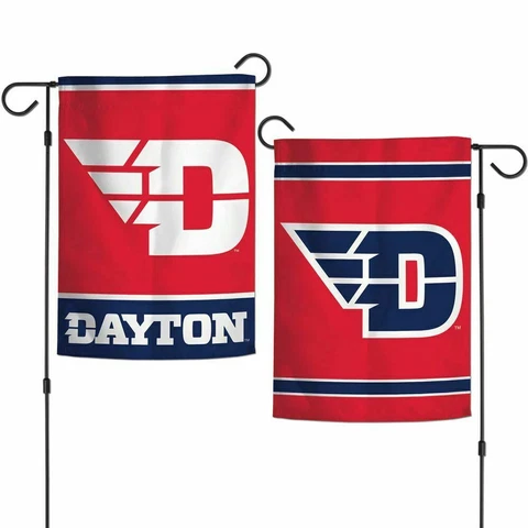 DAYTON FLYERS 12"X18" 2 SIDED GARDEN FLAG  WINCRAFT New Design Cover