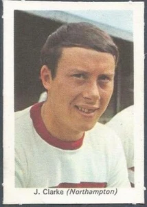 MY FAVOURITE SOCCER STARS 1970-SCORCHER- #03-NORTHAMPTON TOWN-JOHN CLARKE - Picture 1 of 1