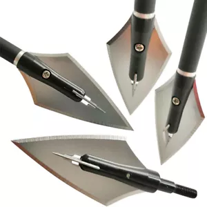 Bogenschießen Pfeilspitzen Klinge Broadheads Schraubspitzen Spitzen Zielscheibe Jagd Schießen - Bild 1 von 16