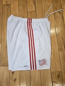 Pantalones cortos de fútbol Adidas Adizero 2016 nueva Inglaterra Revolution blancos MLS con revestimiento para hombre L - Imagen 1 de 12