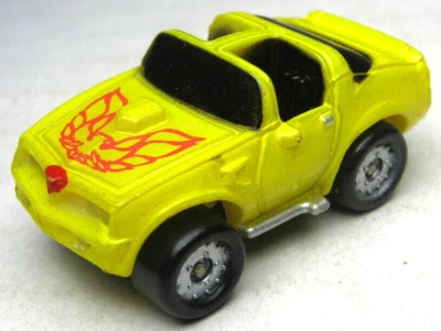 Pontiac Firebird 1986 Galoob Micro Machines 1973 transmisión Am techo en T amarillo coche de 1,25" Foto 1 de 4