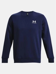 Sudadera Under armour Icono Vellón Azul Oscuro Producto de Giro 1374250 410 Orig - Imagen 1 de 2