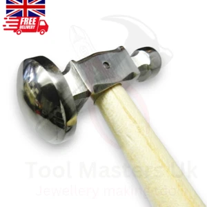 Chasing Hammer 32mm Full Domed Face Jewelry Crafts Metal Forming Jewelers Hammer - Picture 1 of 5