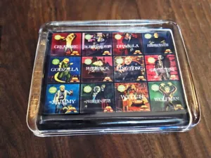 Aurora Monsters Model Kits 1972 Set Glass Paperweight Lim Ed Collectible w Box - Picture 1 of 5
