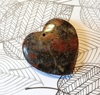 Large Ocean Jasper Gemstone Agate ❤️ Jewellery Making Pendant 35mm x 35mm x 5mm