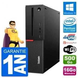 PC Lenovo ThinkCentre M700 SFF Intel G4400 RAM 16Go Disque 500Go Windows 10 Wifi - Photo 1/7