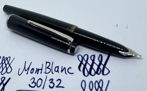 Very Rare GRAY MONTBLANC 30 030 Fountain Pen- M Nib- Piston- 22 32- SERVICED - Picture 1 of 20