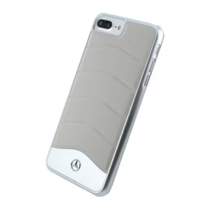 Genuine Mercedes Wave III Leather Plate Impact Cover Case iPhone 7 Plus & 8 Plus - Picture 1 of 5