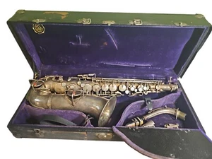 Vintage H.N. White Cleveland Ohio Silver Saxophone Pat 8-18-25 MOP + Mouthpiece - Picture 1 of 11