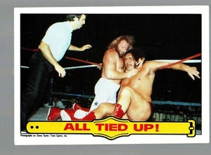 Topps WWF #27 1985 ¡Todo atado! Ringside Action - Imagen 1 de 1