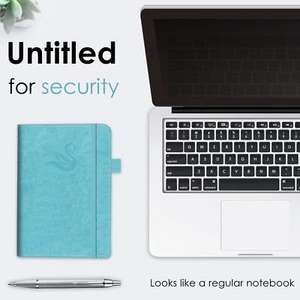 Internet Password Address Book Keeper Manager Notebook Personal Logbook - Picture 1 of 5