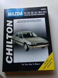 MAZDA 323 / 626 / 929 / GLC / MX-6 / RX-7 / 1978-89 REPAIR MANUAL - Picture 1 of 6