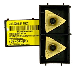 2 Stück HORN 312.0200.04 TN32 Wendeschneidplatte HORN System 312 - Bild 1 von 1