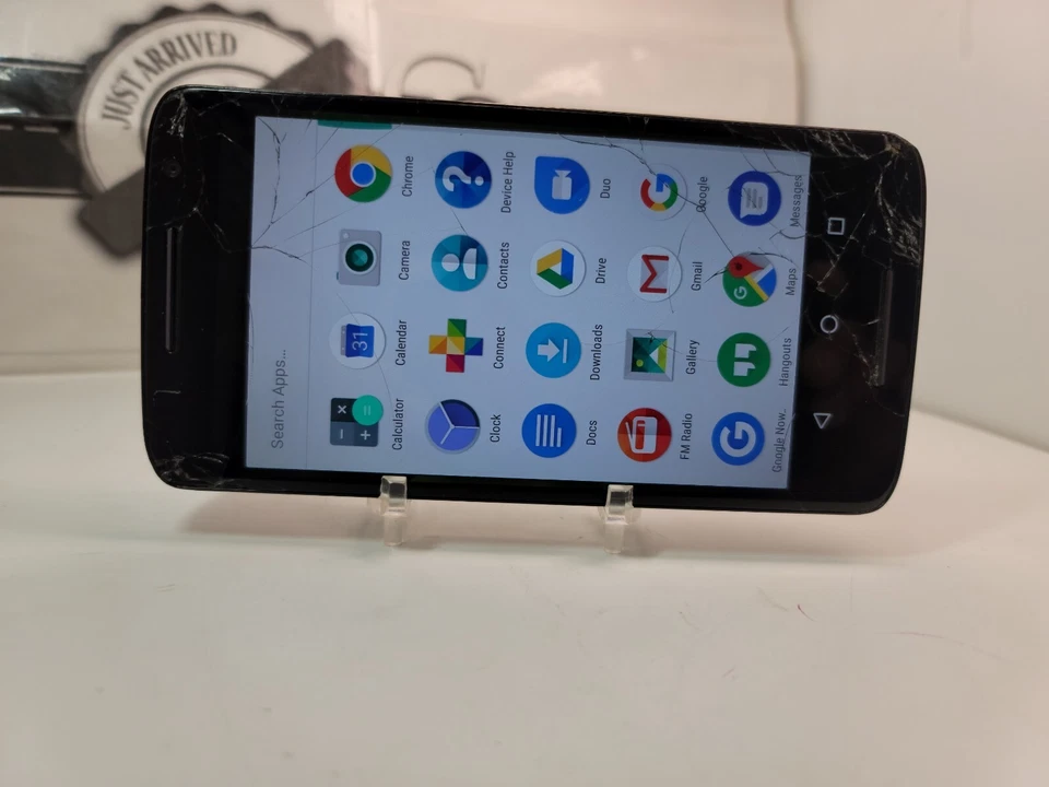 Motorola Moto X Play  / 16 GB/ Black/ GSM locked / Crack screen /For  part (F29) - Image 1 of 4