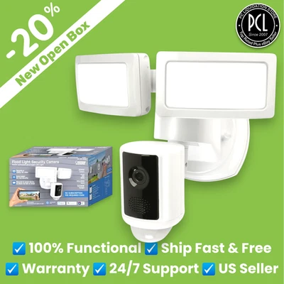 ✅ Feit Electric 1080P HD Smart Flood Light Security Camera - White SEC3000CAM ✅