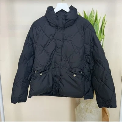 Korean Lightweight Down Jacket Black Ladies New - Image 1 of 4