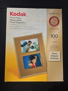 Kodak Photo Paper 80 Of 100 Sheets 8.5" x 11" Gloss Instant Dry 820 9017 - Picture 1 of 3