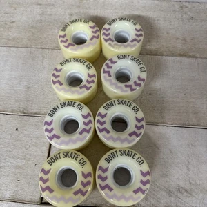 Bont Skates - Glide Outdoor Roller Skate Wheels Set of 8 - Fast Shipping - Picture 1 of 9