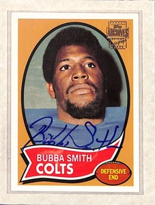 2001 Topps Archives Reprint Rookie #114 Buba Smith On Card AUTO EX - Picture 1 of 2