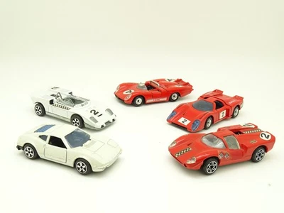 Politoys et autres Italie 1/43 - Lot de 5 Modèles dont Alfa Romeo Lola Ford - Photo 1/2