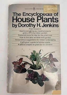 The Encyclopedia of House Plants by Dorothy H Jenkins Paperback Botany Reference - Image 1 of 4