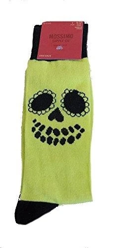 Para hombres Halloween Crew Calcetines Verde Lima Azúcar Calavera Zapato 6-12 NUEVO ENVÍO GRATUITO Foto 1 de 1