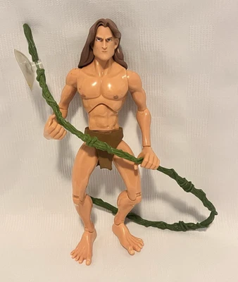 Винтажная шарнирная модная кукла Disney Tarzan с лозой - Изображение 1 из 4