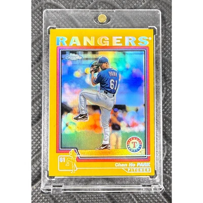 Retrofractor #9 2004 Topps cromo dorado Chan Ho Park Los Angeles Dodgers Foto 1 de 2