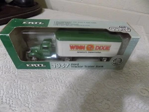 LIMITED EDITION Ertl 1:43 1937 Ford Semi Tractor & Trailer  Winn Dixie - Picture 1 of 8