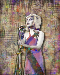 DEBBIE HARRY of BLONDIE Tribute Poster Debra Harry Blondie 16x20inch Free Ship - Picture 1 of 5