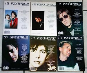 6 numéros "collectors" du magazine Les Inrockuptibles