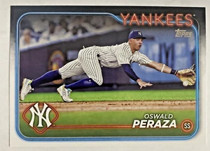 2024 Topps Serie 2 Oswald Peraza #459 Yankees de Nueva York - Imagen 1 de 2