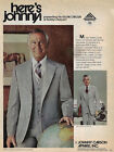 Johnny Carson Apparel 70's Men's Fashion advertisement 1978 print ad