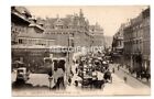 London Liverpool Street Old Postcard By L.L. Station  Buses Cabs