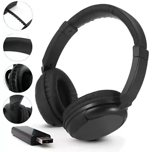 Auriculares inalámbricos transmisor FM 3,5 mm y auriculares con cable RCA para TV PC MP3 V3Z9 - Imagen 1 de 12