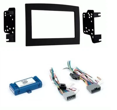 Комплект для установки автомобильной стереосистемы на приборную панель с двойным DIN для Dodge Ram 1500 2006 - 2008 годов выпуска - Изображение 1 из 4