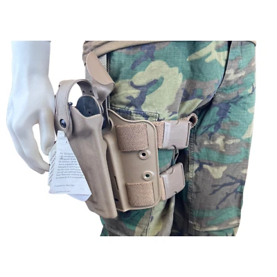 New Flat Dark Earth RH Safariland 6004-73-551 Holster w/ Drop-Leg  *mocinc.1982* - Image 1 of 4