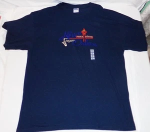 New Orleans French Quarter T-shirt Mens NWT Blue Souvenir XL - Picture 1 of 5