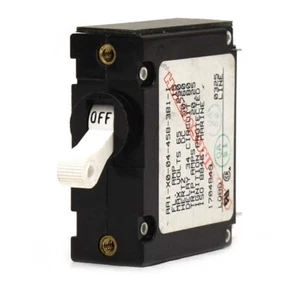 Carling Boat Circuit Breaker Switch AA1-X0-04-458-381-I | 15A ON/OFF - Picture 1 of 4