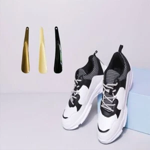 Sollevatore per scarpe a forma di cucchiaio 7,6" aiuto per scarpe pigro corno per scarpe uomo - Foto 1 di 16