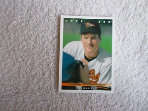 Upper Deck MLB 1993 "MARK WILLIAMSON" #722 Baltimore Orioles Trading Card n31 - Picture 1 of 2